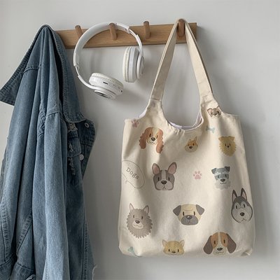 Тканинна сумка-шоппер із принтом Dogs 2021.07 dogs фото