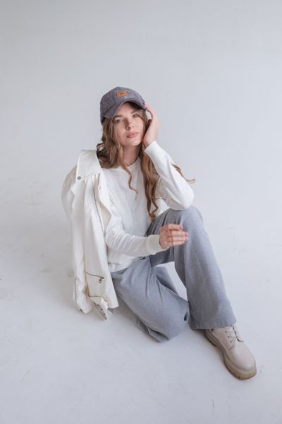 Бейсболка Lucky из вельвета 7416 фото