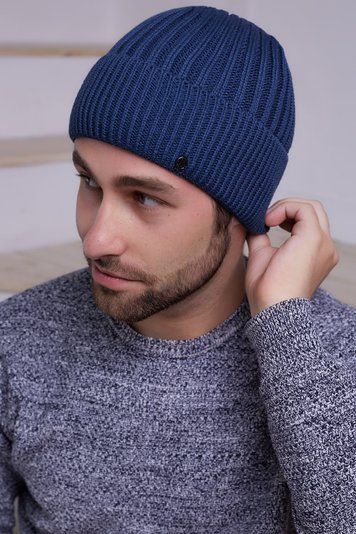 Чоловіча шапка на флісі Оскар, 4 джинс 850 Оскар фото