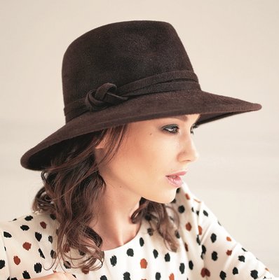 Модний жіночий капелюх-федора 318-4 318-4 HL фото