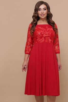 Красное нарядное платье Тиффани Тифани Б д/р красный фото