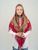 Платок народный в этно-стиле с кистями 135*135см, 12 фуксия 8111 фото
