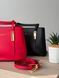 Стильна жіноча сумка червона F577 фото 11